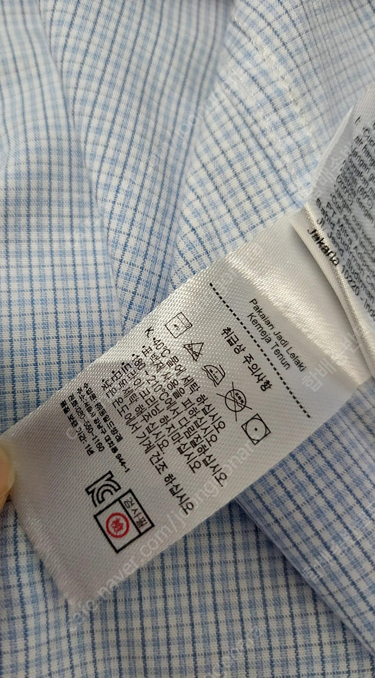 라코스테 새거수준 포켓빅로고 셔츠 남방 캐주얼셔츠--2