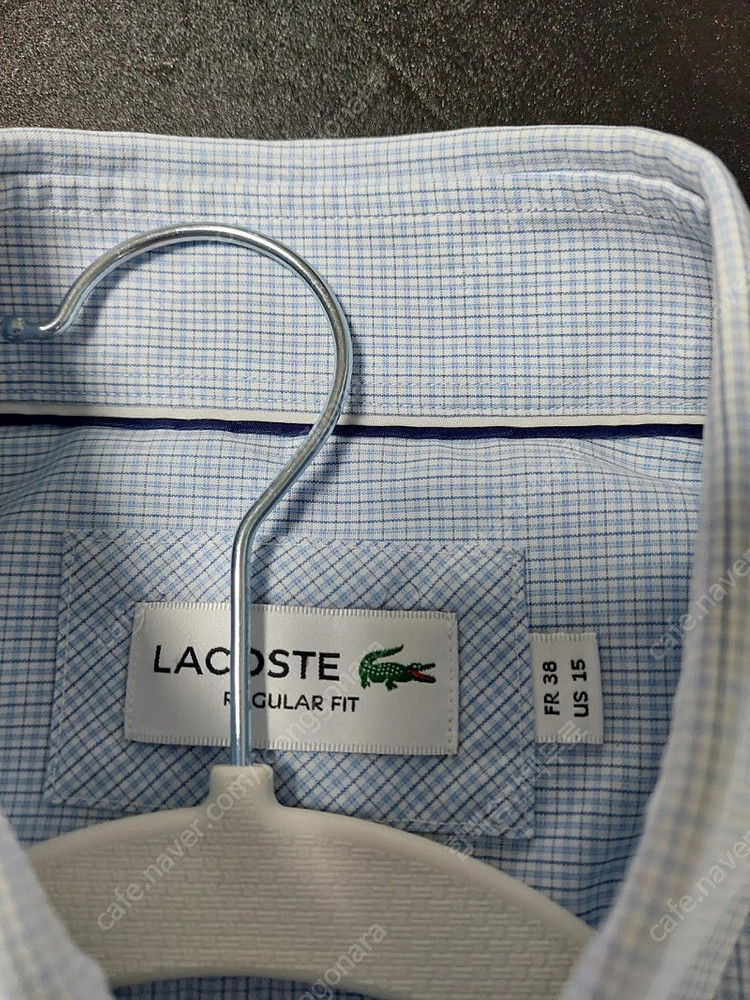 라코스테 새거수준 포켓빅로고 셔츠 남방 캐주얼셔츠--7