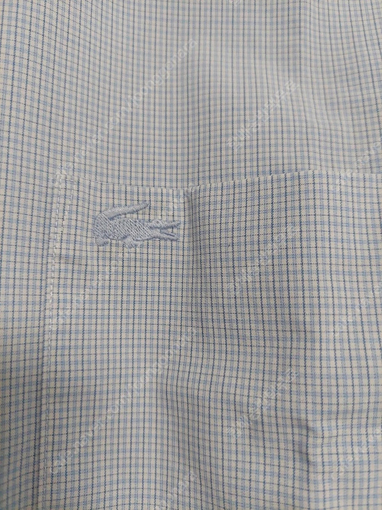 라코스테 새거수준 포켓빅로고 셔츠 남방 캐주얼셔츠--8