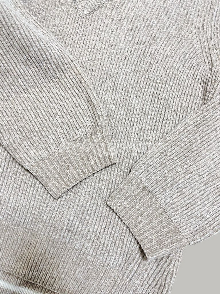 솔리드 옴므 벨벳 브이넥 니트 95--2