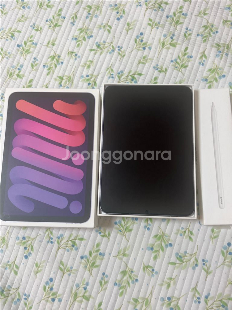아이패드미니 6, 64g,wifi, 애플펜슬2세대--1