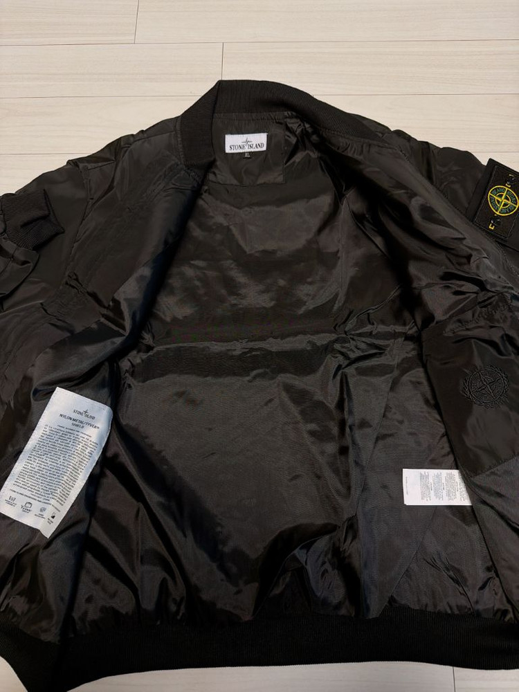 스톤 아일랜드 블루종 항공 점퍼 남성XL 새상품--4