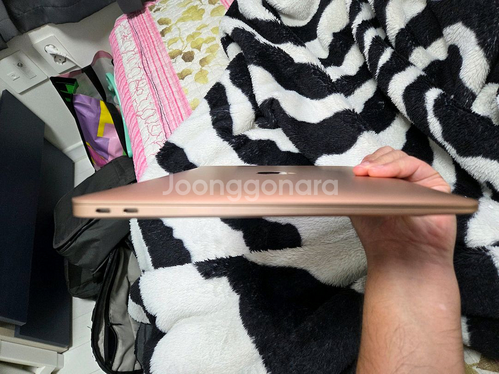 맥북에어 m1 8g ssd512 로즈골드 팝니다--2