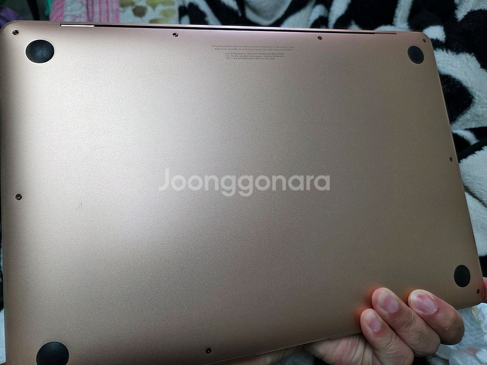 맥북에어 m1 8g ssd512 로즈골드 팝니다--1