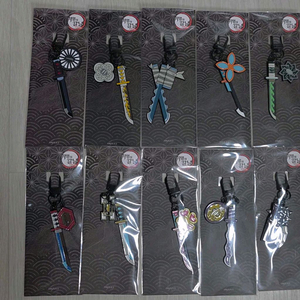 메가박스 귀멸의 칼날 키링 10종 풀세트판매