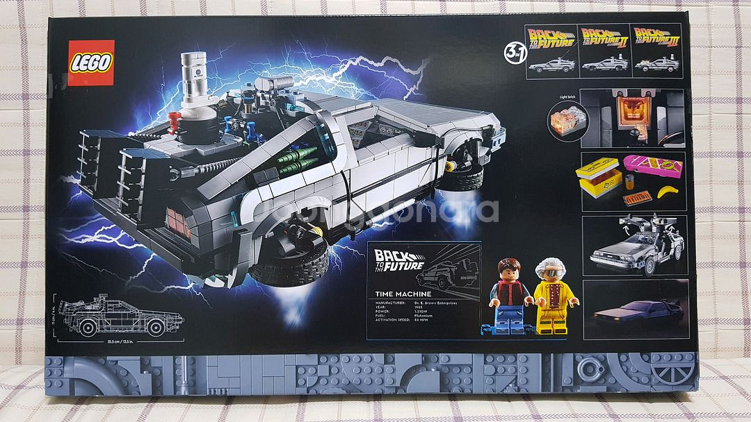 레고 10300 백 투더 퓨처 타임머신 드로리안--1