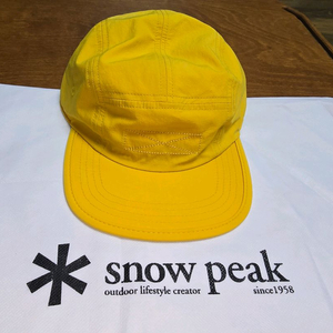 스노우피크 워셔블 캠프캡 머스터드 옐로우