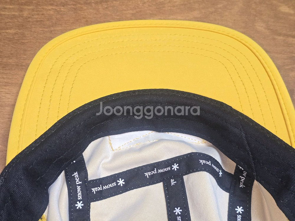 스노우피크 워셔블 캠프캡 머스터드 옐로우--4