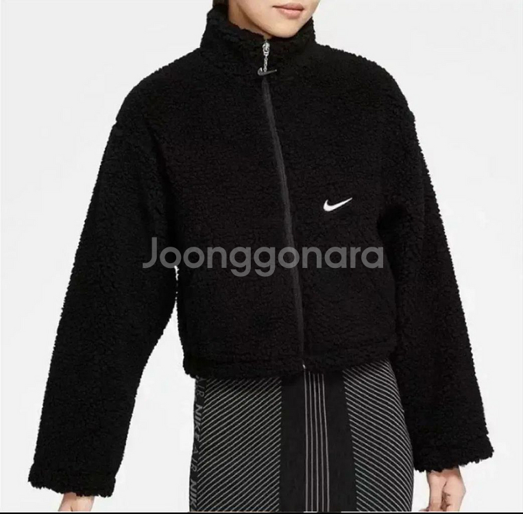 나이키 반크롭 뽀글이 양털 쉐르파 후리스 자켓 점퍼 여--0