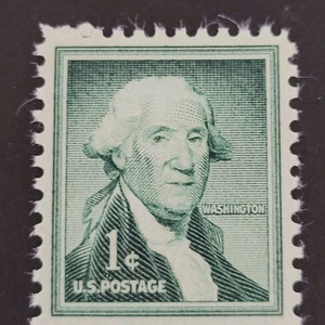 (미국우표)1954년 미국 워싱턴대통령기념 우표G. W