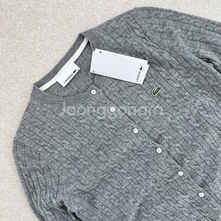 라코스테 케이블 가디건--5