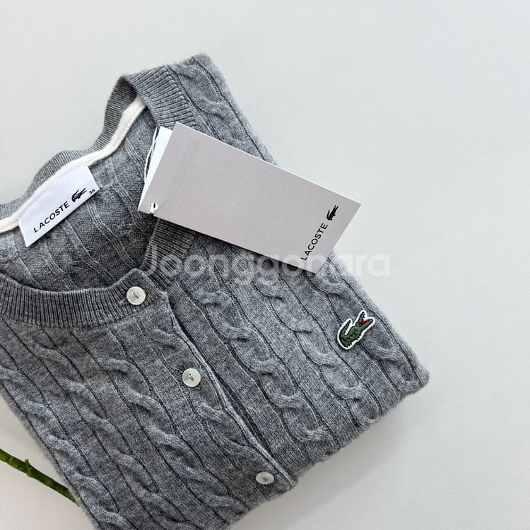 라코스테 케이블 가디건--8