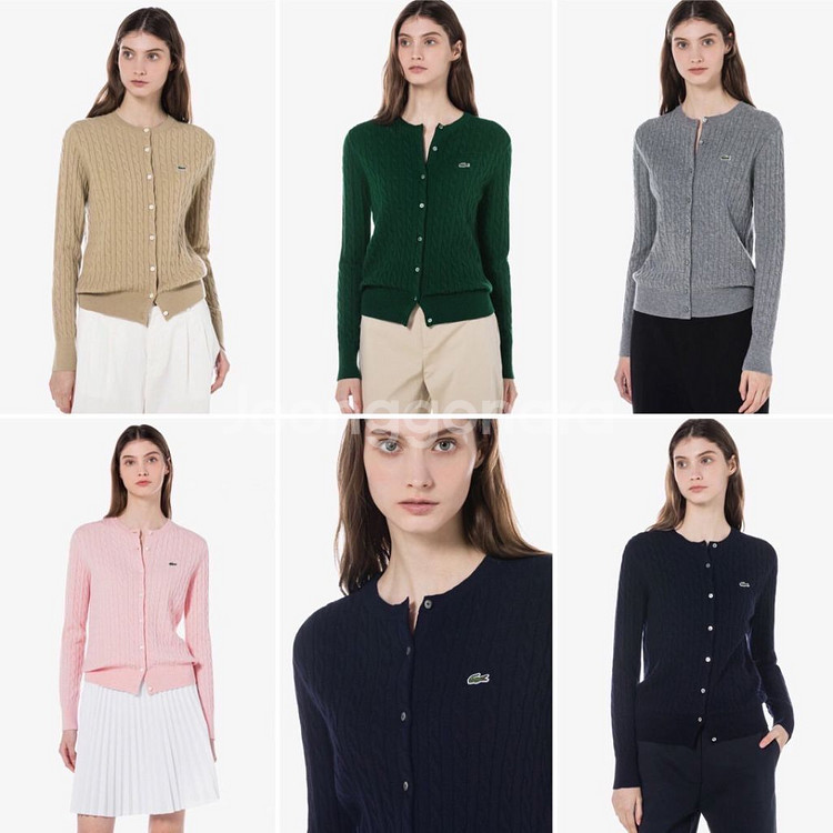 라코스테 케이블 가디건--9