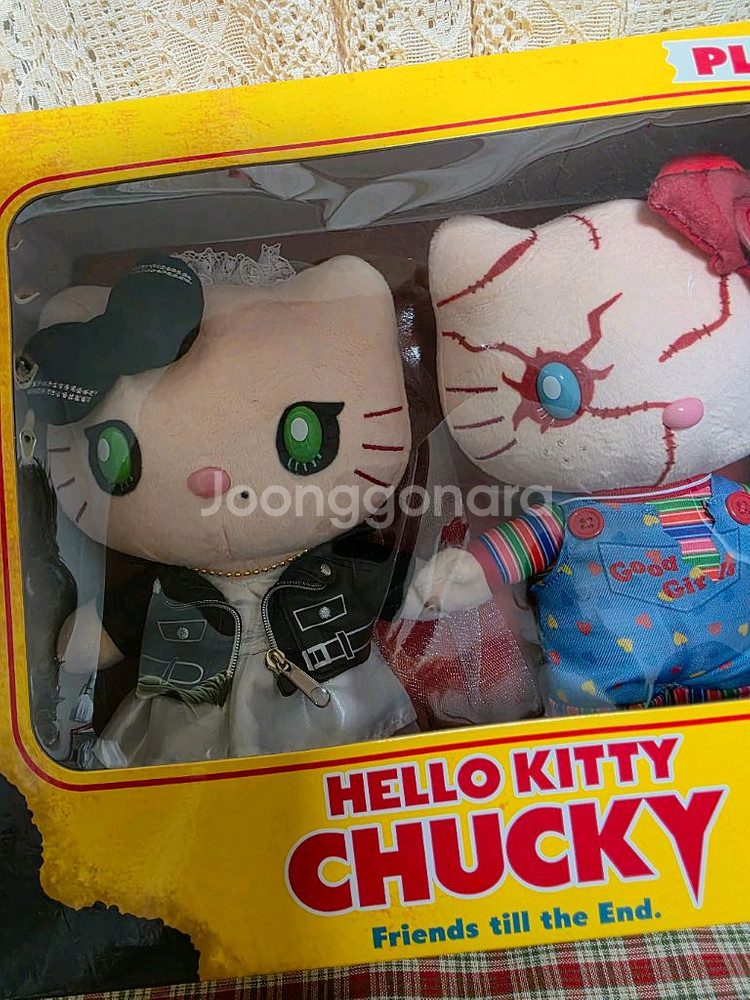 유니버셜스튜디오 처키 키티 인형 고전 완구 산리오--3