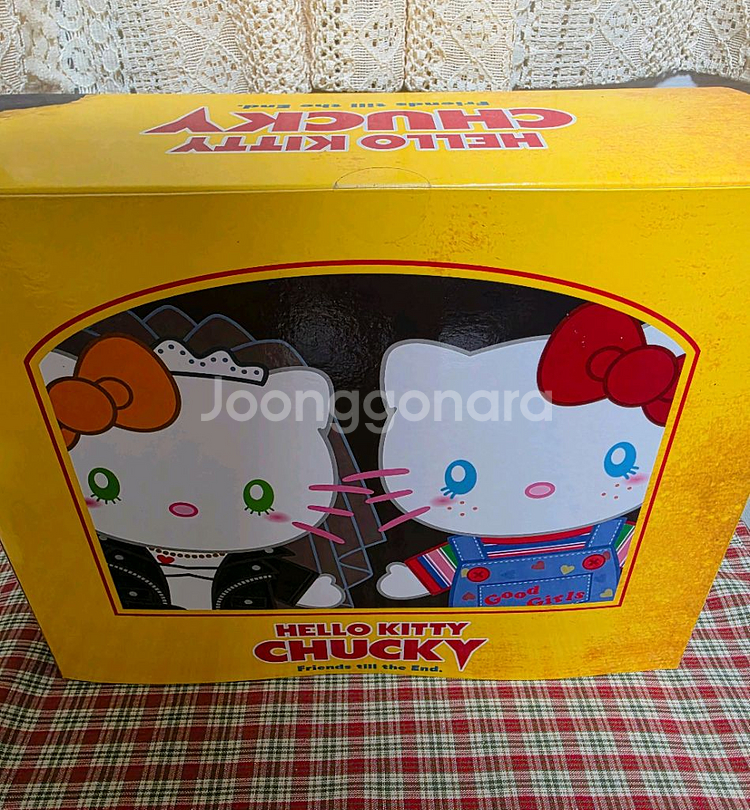 유니버셜스튜디오 처키 키티 인형 고전 완구 산리오--5