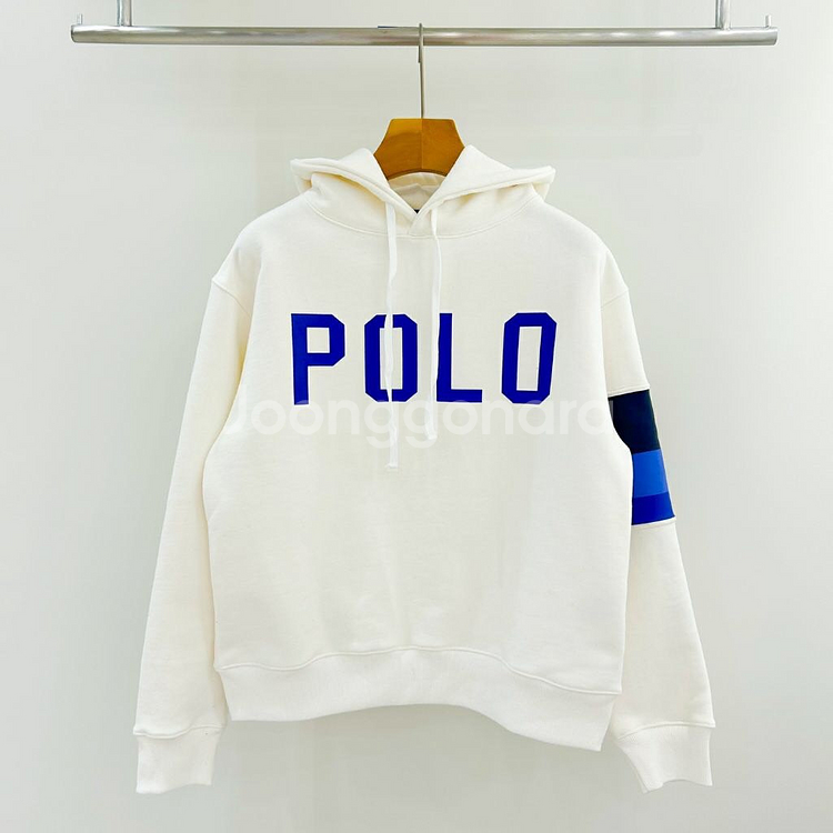 폴로 라인배색 후드--1