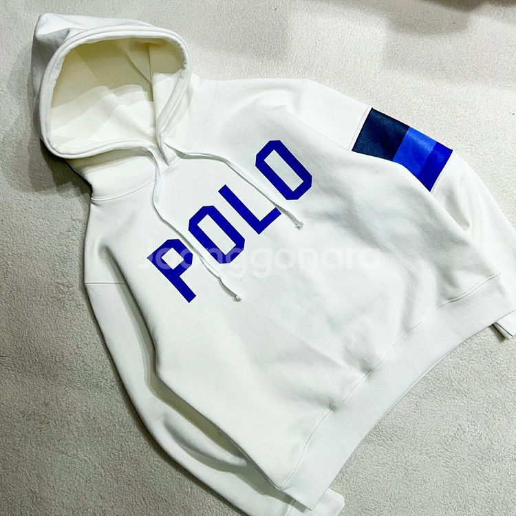 폴로 라인배색 후드--2