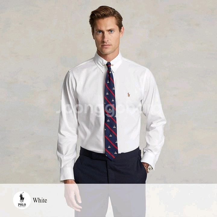 폴로 클래식 포플린 셔츠--0