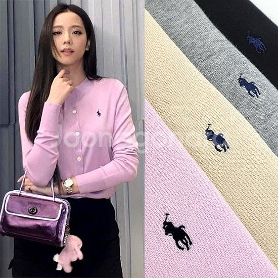 폴로 라운드 가디건--0