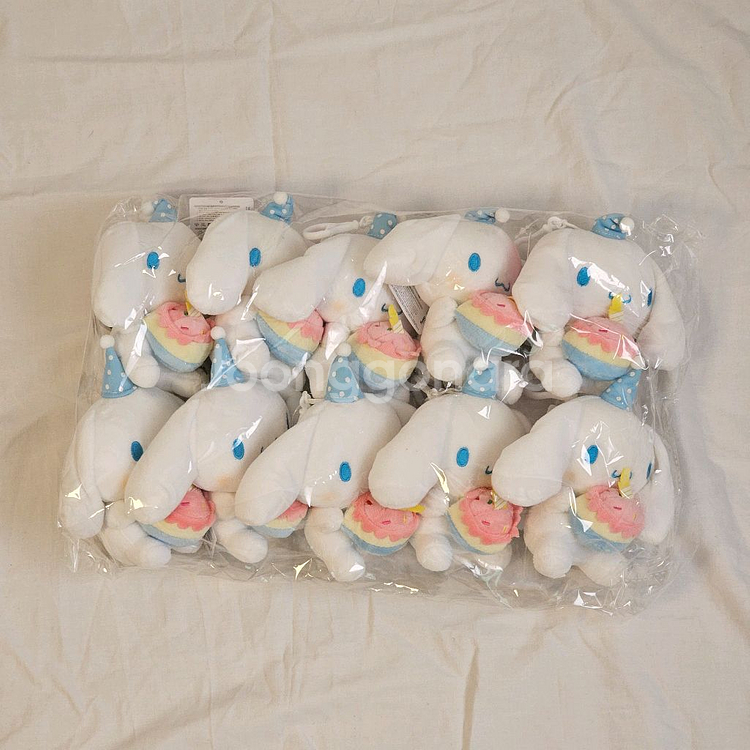 산리오 시나모롤 생일케이크 키링 인형 새상품 (10개)--1