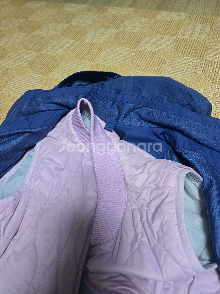 블랙야크키즈 바람막이 자켓 + 패딩 조끼 세트--2