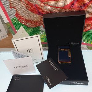 듀퐁 라이타 라인2 16496 블루 금장