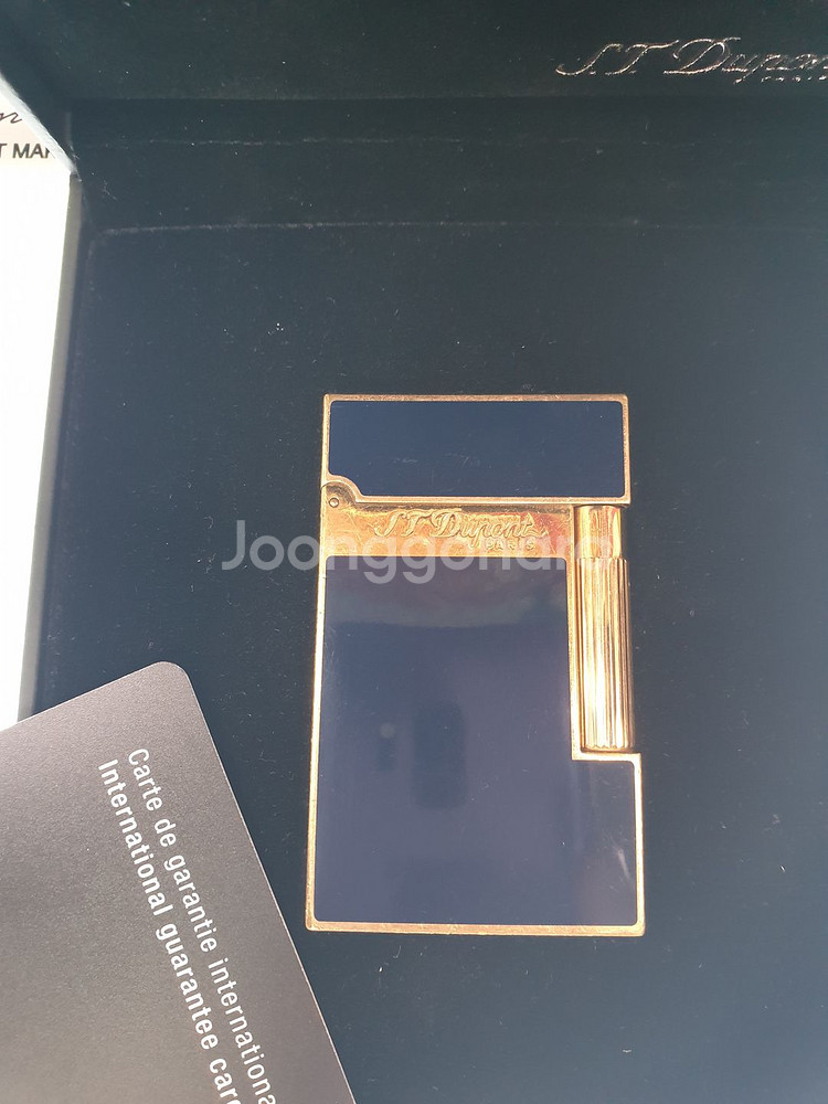 듀퐁 라이타 라인2 16496 블루 금장--2