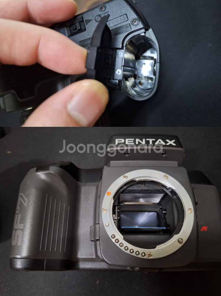 펜탁스 필름카메라 sf6/ 렌즈 pentax-f zoo--6