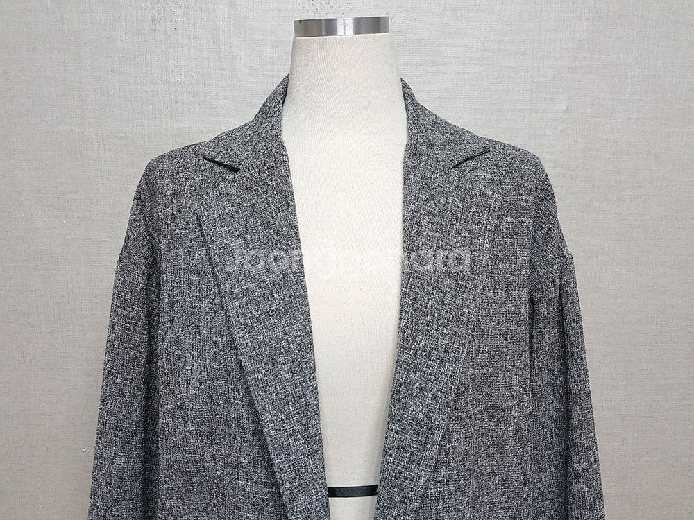 2착)춘추 오버핏 하프 여성 자켓 55-66반--4