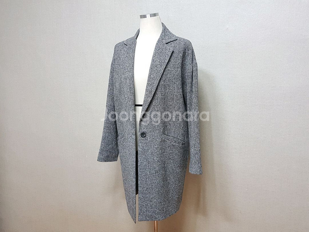 2착)춘추 오버핏 하프 여성 자켓 55-66반--8