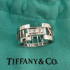 정품 18k 티파니앤코 아틀라스 X 클로즈드 와이드링