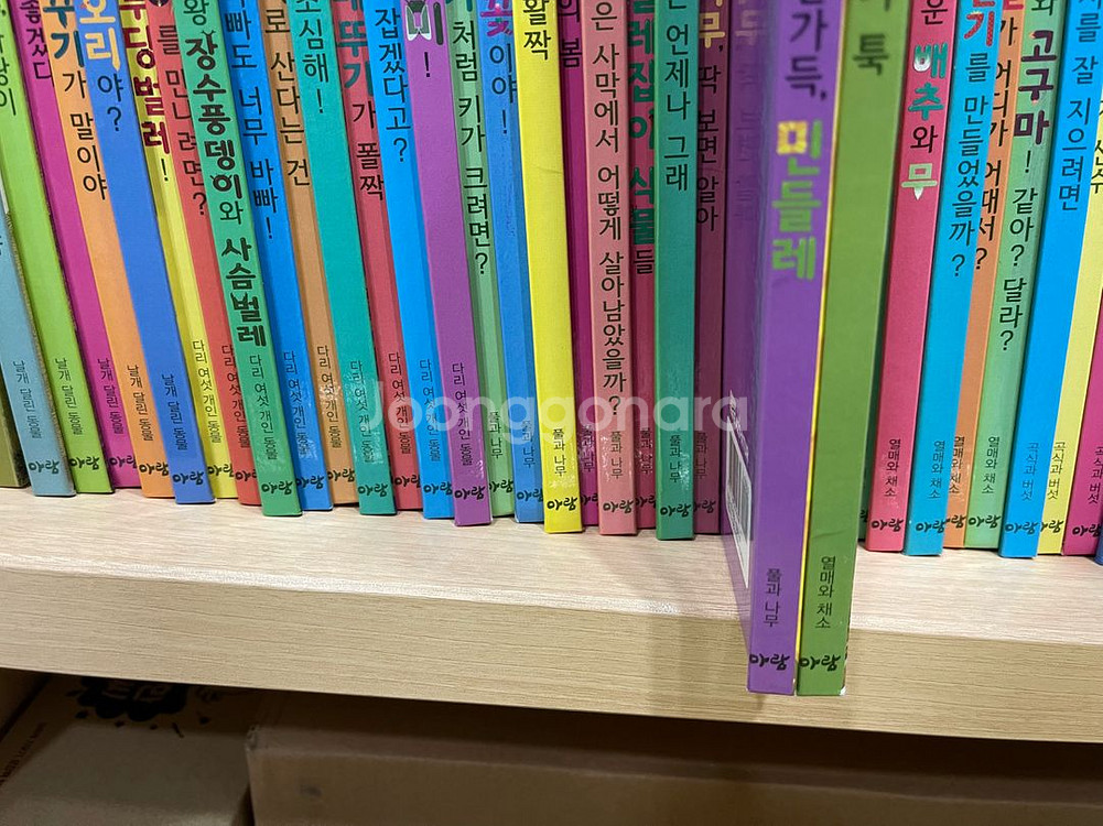 아람자연이랑 80권 세트 거의새책급--4