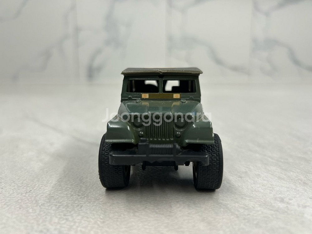 크로바 1:34 Jeep 군용구급차 미니카 다이캐스트--4