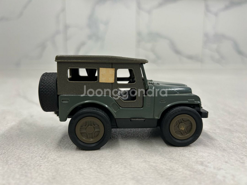 크로바 1:34 Jeep 군용구급차 미니카 다이캐스트--3