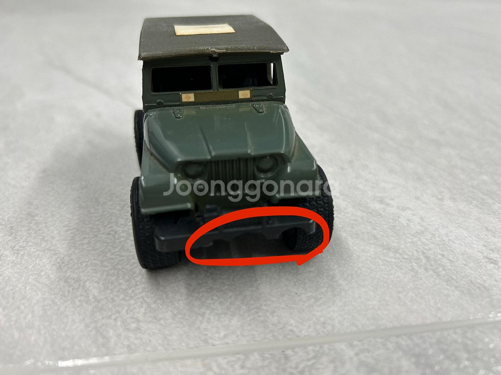 크로바 1:34 Jeep 군용구급차 미니카 다이캐스트--5