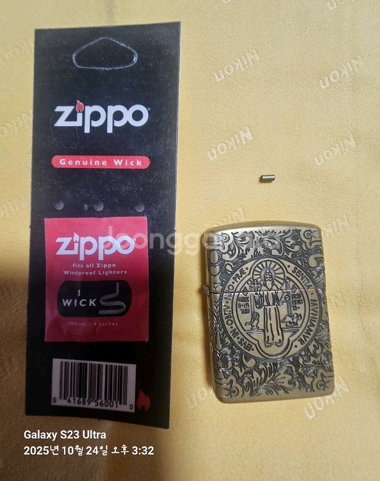 지포라이터 29719콘스탄틴 인서트 골드--0