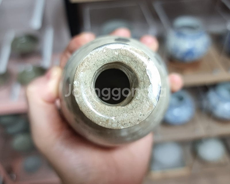 골동품 도자기 조선백자 김해백자 도쿠리병 주병--3