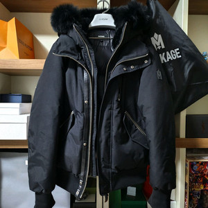 21FW 맥케이지 딕슨 블랙퍼 패딩 40사이즈 블랙