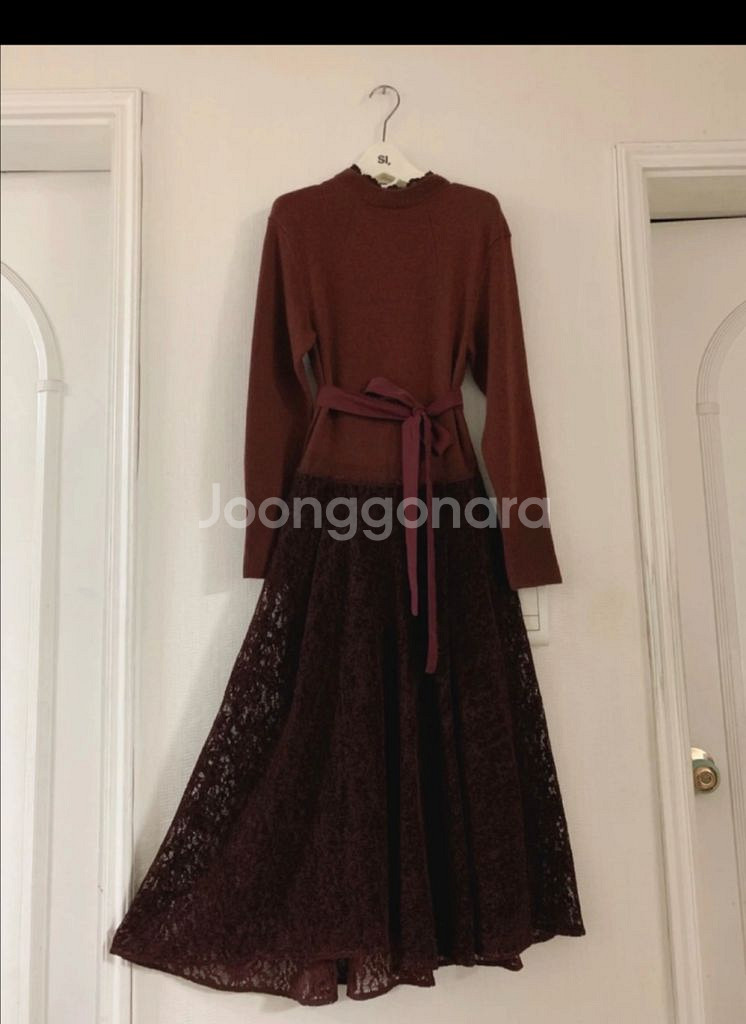 한섬 타임 ㆍ 캐시미어 고급 롱원피스--0