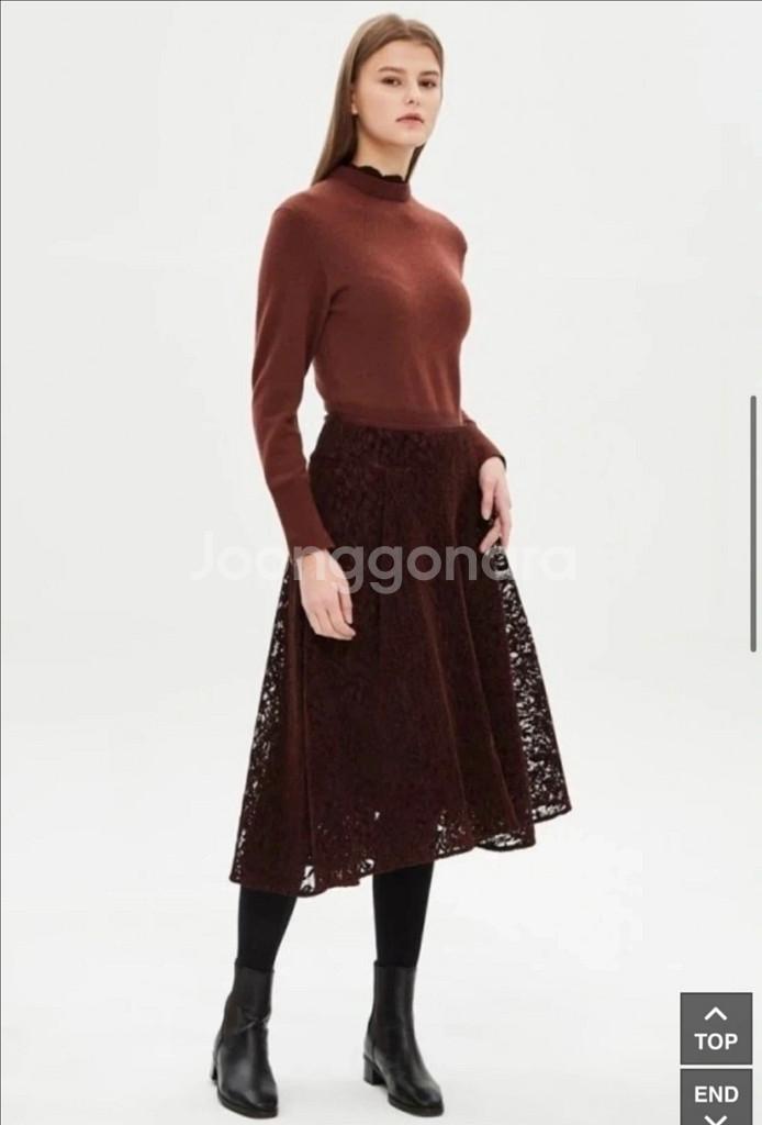 한섬 타임 ㆍ 캐시미어 고급 롱원피스--1