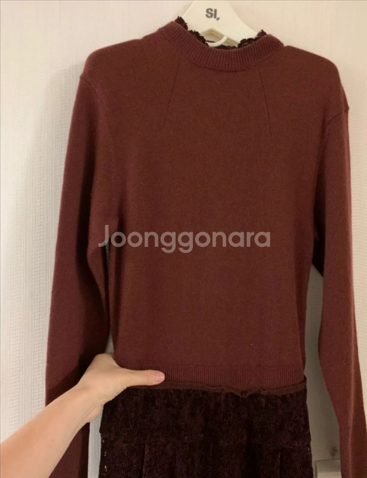 한섬 타임 ㆍ 캐시미어 고급 롱원피스--5