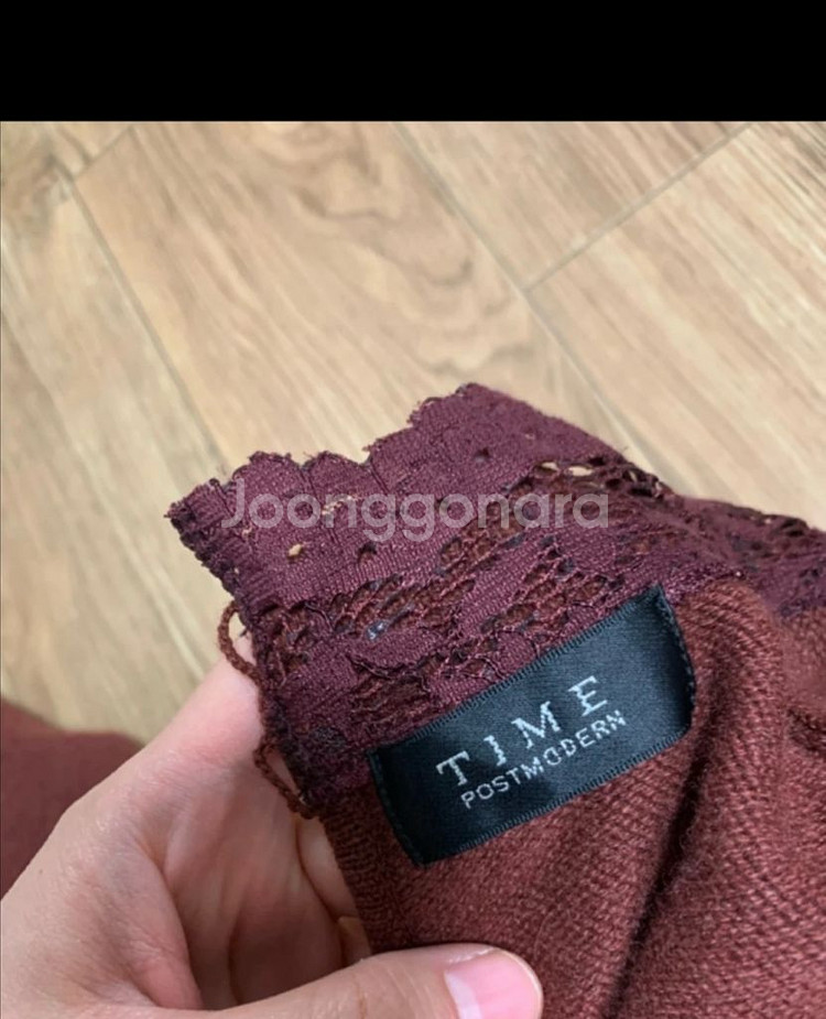 한섬 타임 ㆍ 캐시미어 고급 롱원피스--6