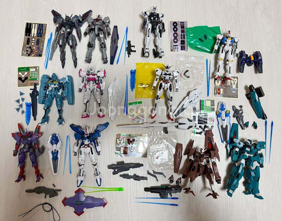 HG 수성의마녀 가조립 일괄 판매--0