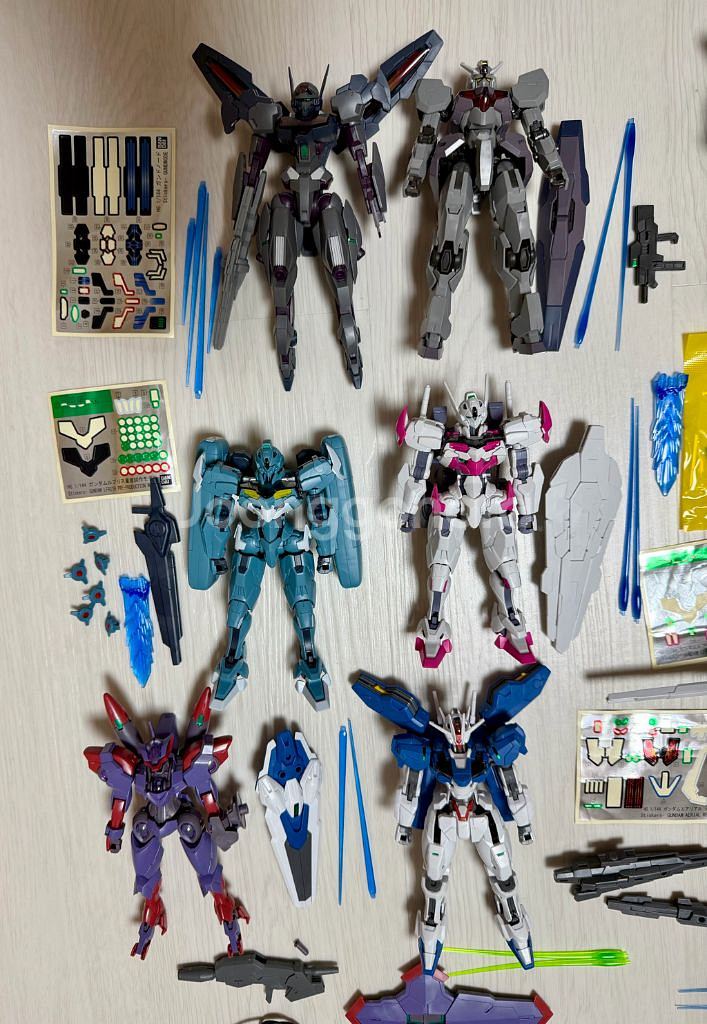 HG 수성의마녀 가조립 일괄 판매--1