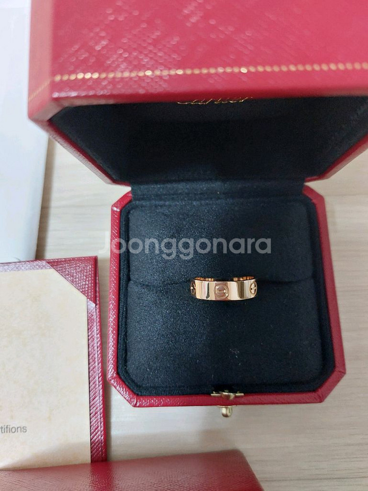 까르띠에러브링56호 러브반지5.5미리 18k반지--1