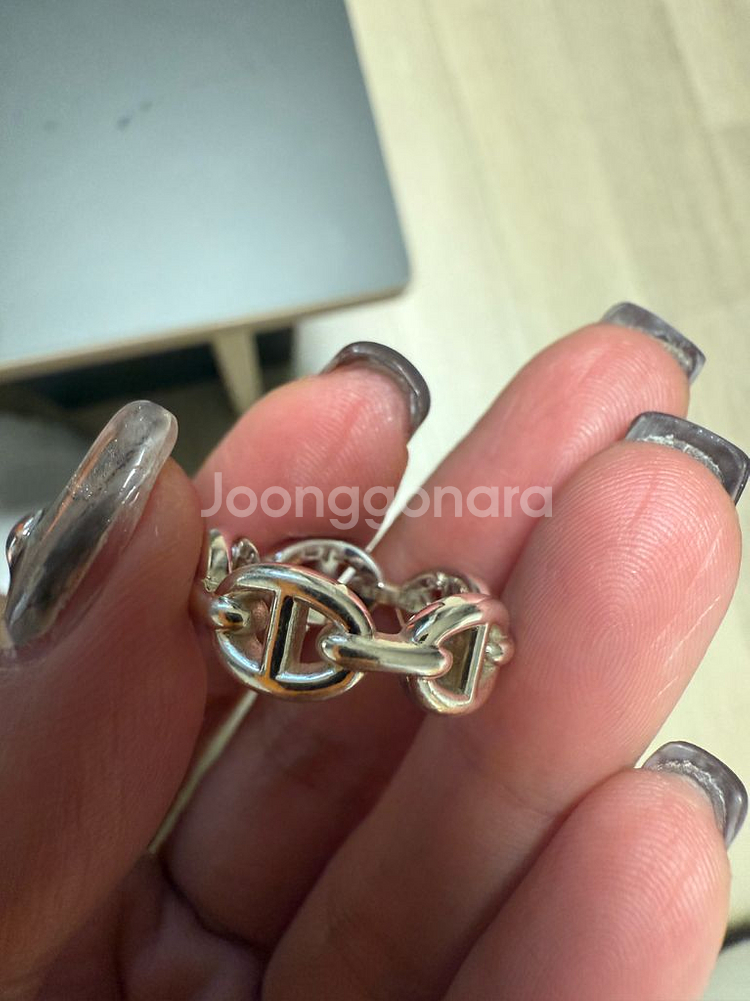 에르메스 샹달반지 51호 황금사이즈--2