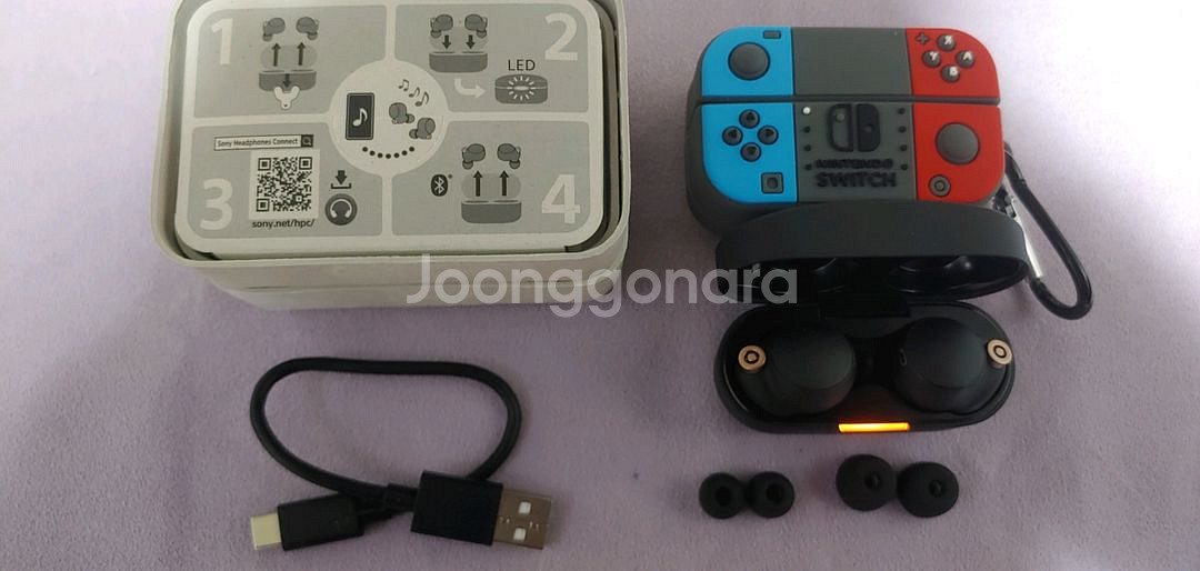 소니 WF-1000XM4 블랙--0