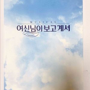 13 뮤지컬 여신님이 보고계셔 프로그램북 플북