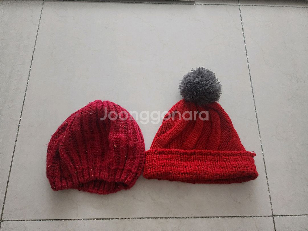 성인여성 겨울 크리스마스 레드모자 두개팔아요--0