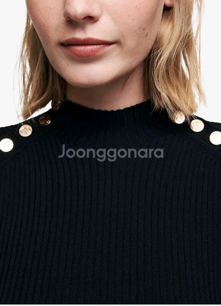 maje 골지니트 원피스 38--2